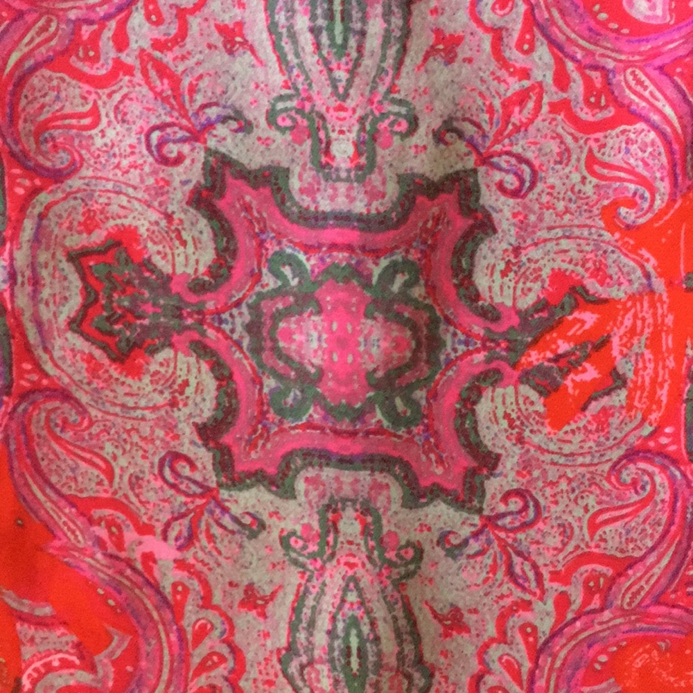 Cabi Red and Pink top - Picture 5 of 11